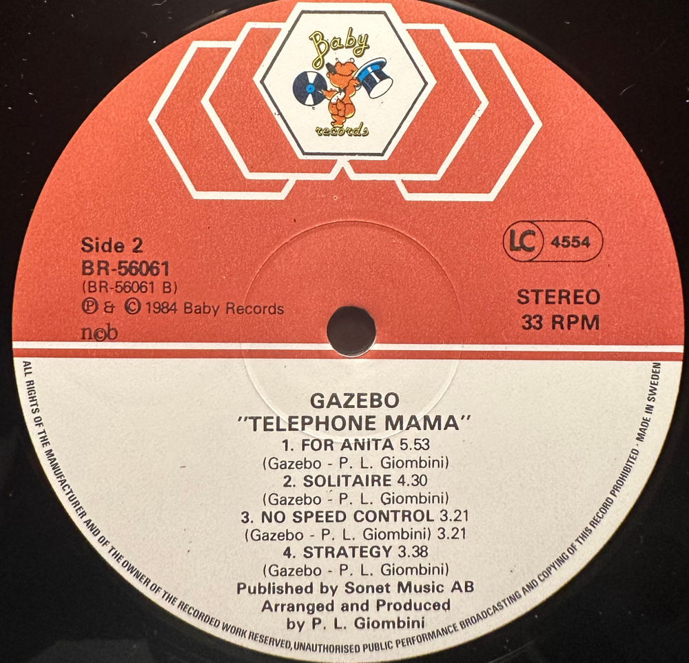 Gazebo - Telephone Mama (Скандинавия 1984г.)