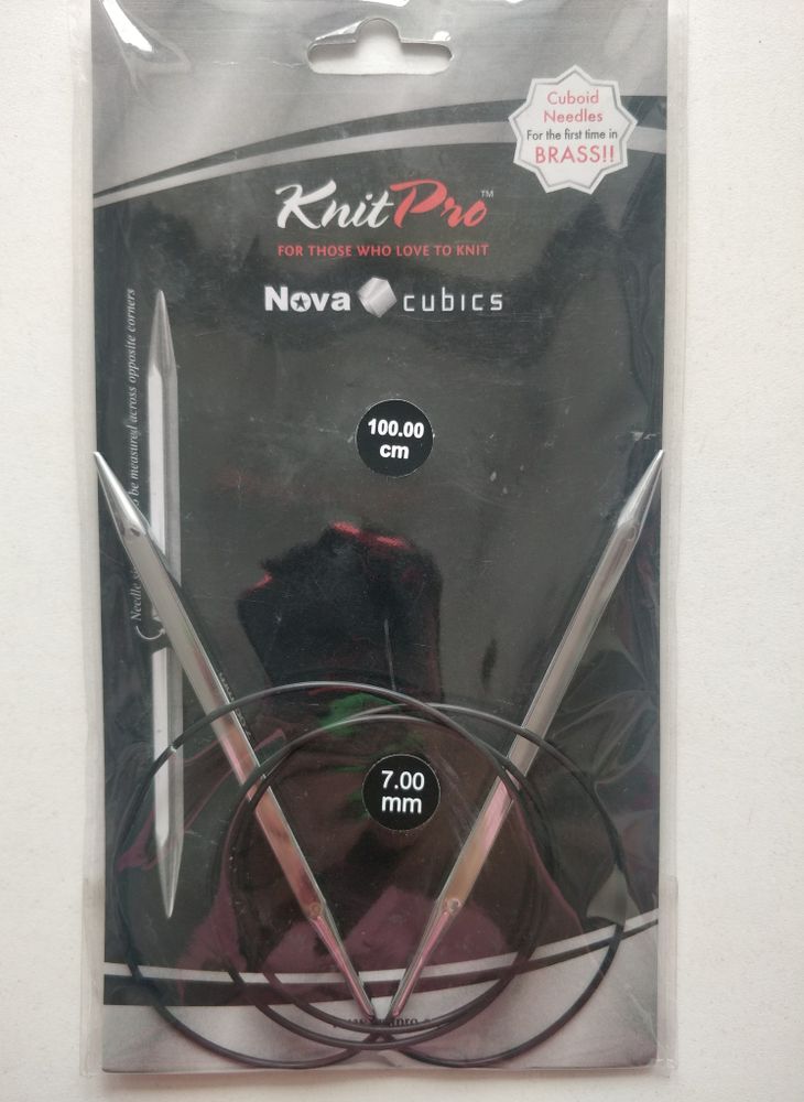 Спицы круговые Knit Pro Nova Cubics 100см - 7мм