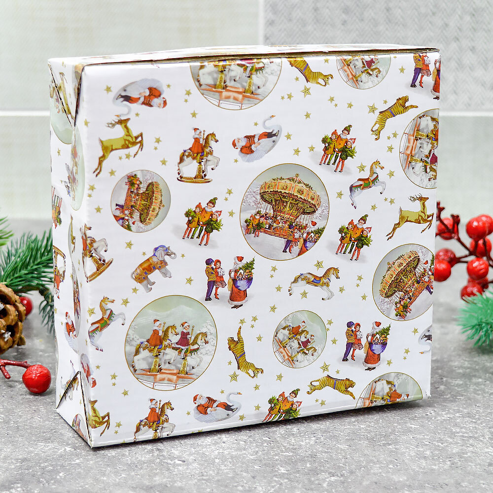 Салатник 15*4см "Новый год" 305-181, фарфор