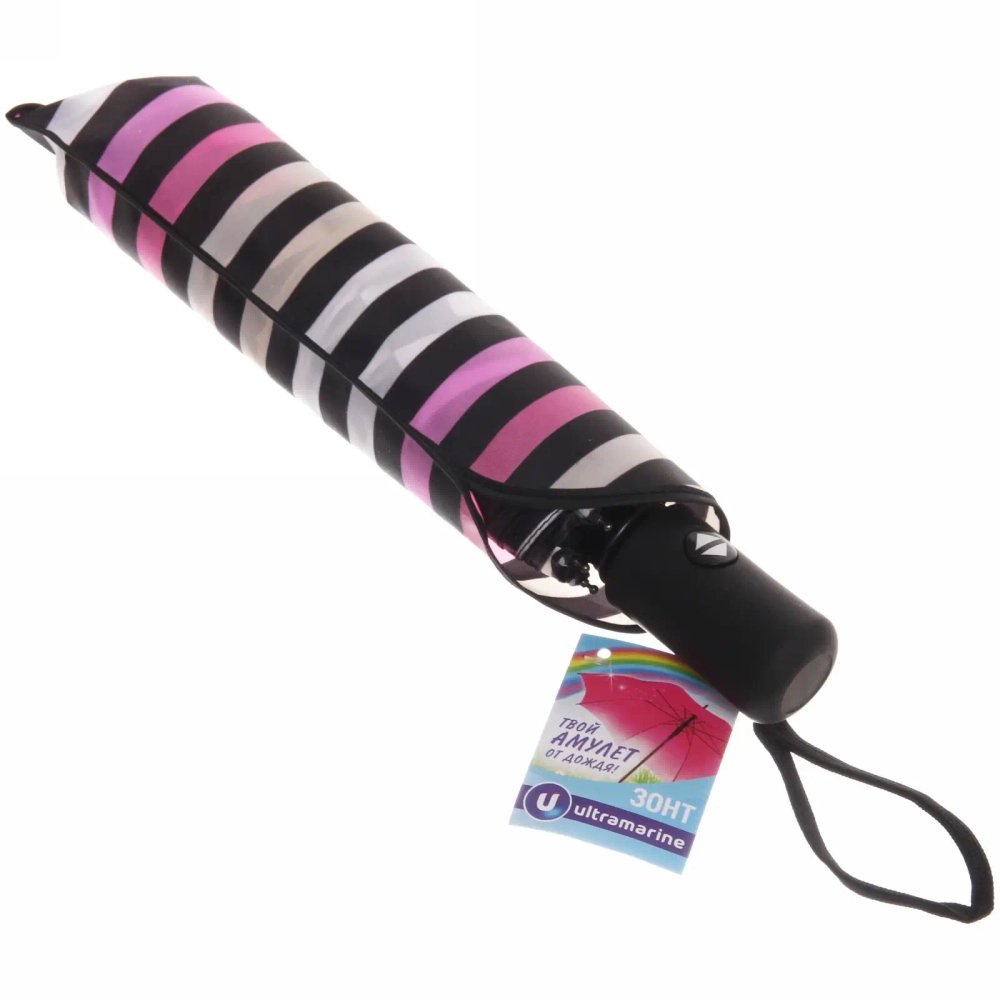 New Зонт женский автомат «Ultramarine - Антэра», микс 6 цветов, 8 спиц, d-108см, длина в слож. виде 28см