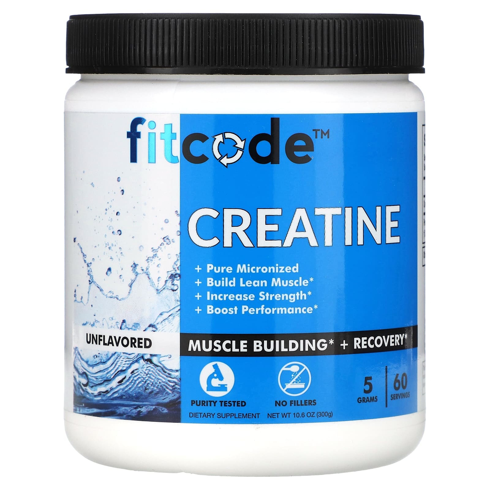 fitcode, Креатин, без добавок, 300 г (10,6 унции)