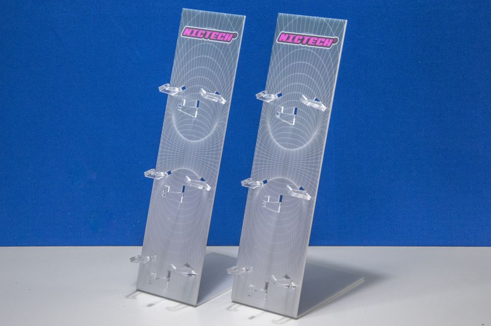 Подставка для выставки продукции компании "Nictech"