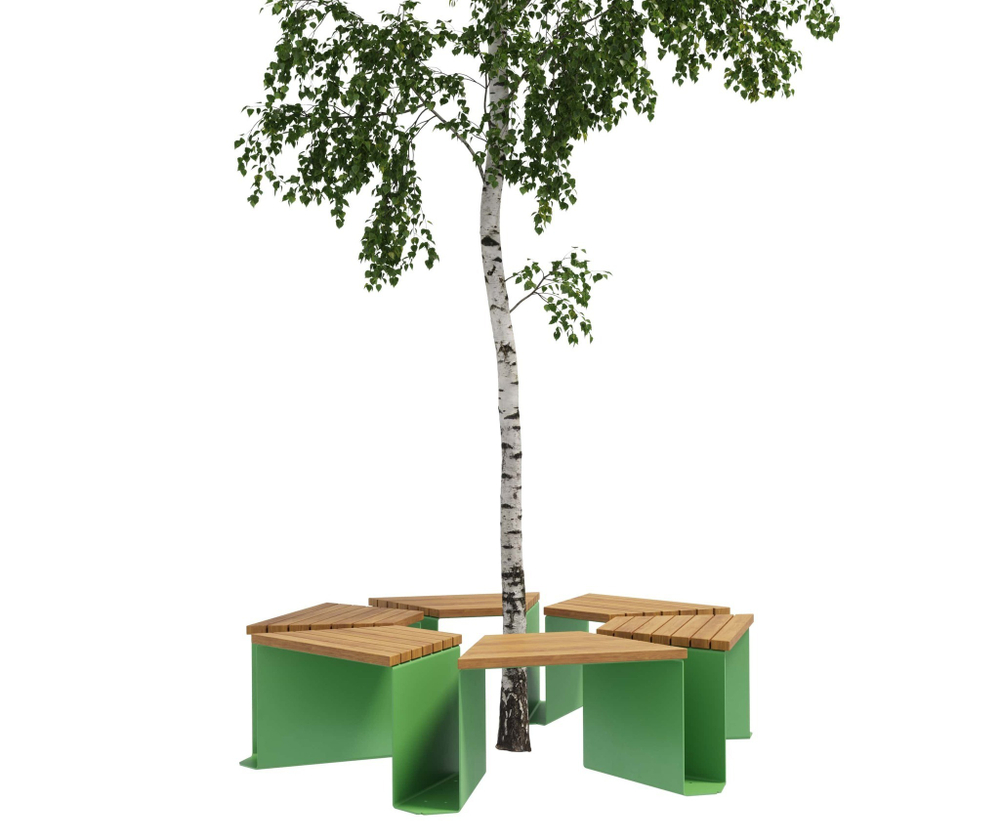 Скамейка вокруг дерева «Эраунд 6»