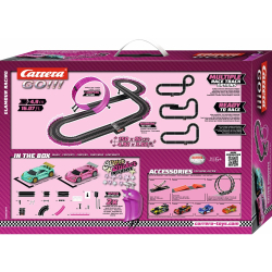 Carrera GO!!! - Автотрек 4,9м Girls Power Glamour Racing + 2 машинки 62579 / артикул   62579  / GTIN 4007486625792