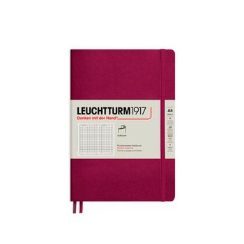 Блокнот Leuchtturm1917 Classic A5 в клетку с твердой обложкой (359694)