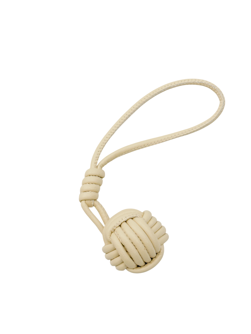 Keychain BALL beige color