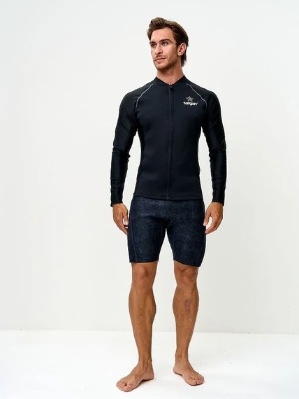 Куртка неопреновая Sargan Skeleton Sup неопрен 2 мм/лайкра черный
