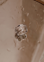 Кольцо «Зодиак» с белыми цирконами