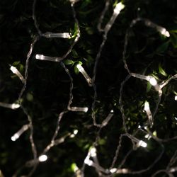 Садовая гирлянда ЭРА ERASF22-41 на солнечной батарее занавес 1,5Х1,5 метра 192 LED | Садовые декоративные светильники