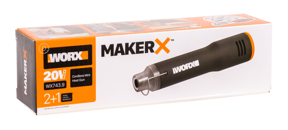 Мини-пистолет горячего воздуха аккумуляторный WORX WX743.9