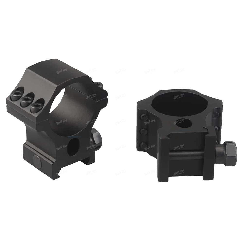 Кольца VECTOR X-Accu Medium Tunnel на базу Picatinny | Weaver, 30 мм (6 винтов), BH=16,75 мм