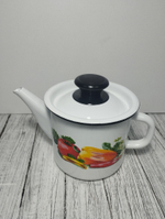Чайник 1л цил белый Овощи 42704-072/4