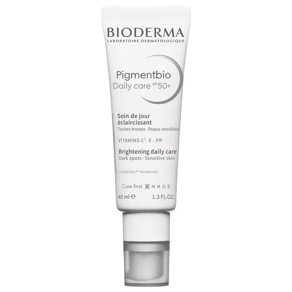 BIODERMA PIGMENTBIO Daily care SPF 50+ Пигментбио дневной крем- сияние с защитой спф 50+ 40мл