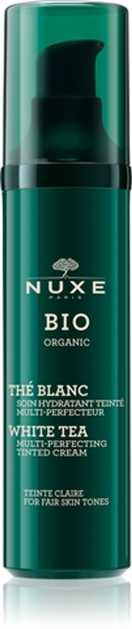 Nuxe Bio Organic Tinted Cream - Увлажняющий тонирующий крем для лица оттенок Light, 50 ml