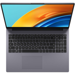 Ноутбук Huawei 16" MateBook D 16 , IPS, Intel Core i7 12700H 2.3ГГц, 16ГБ, 512ГБ SSD, Intel Iris Xe graphics , Windows 11 Home, 53013ESY, серый