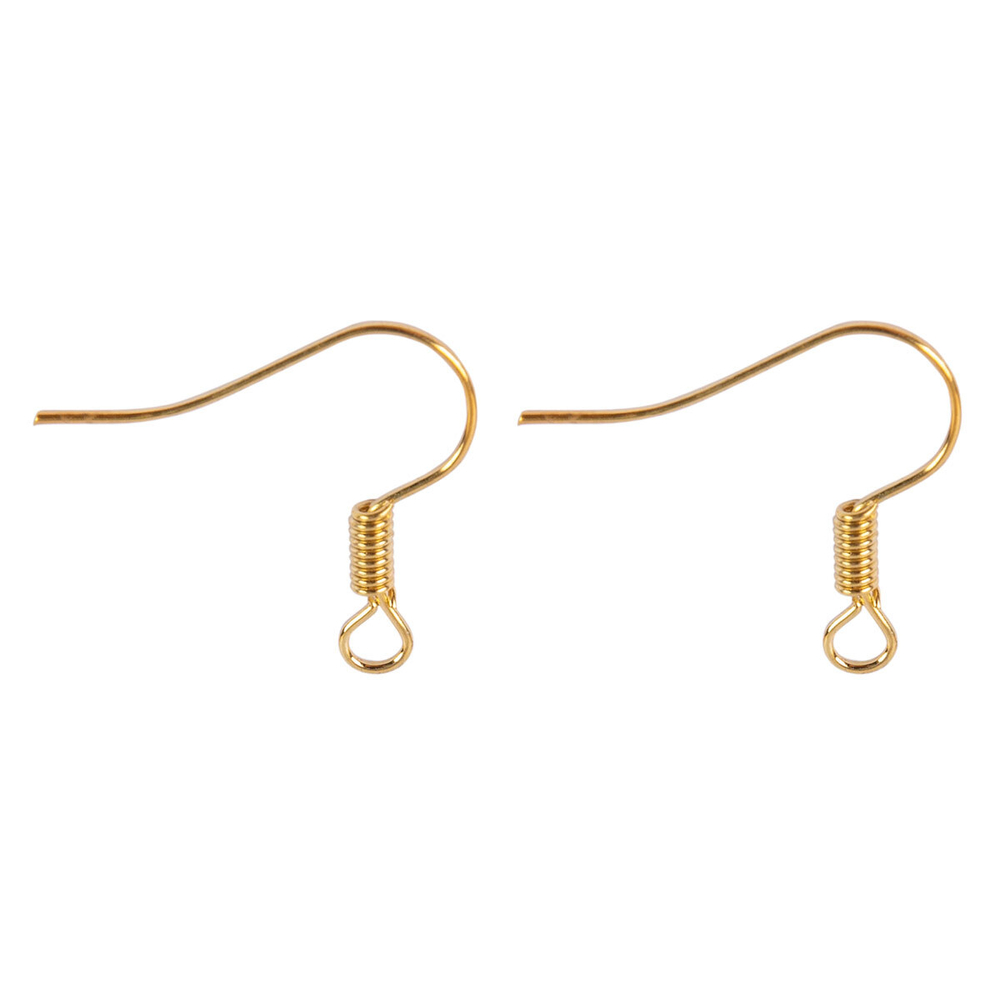 "Zlatka" Швензы для бисера DC-071/10 10 шт под золото