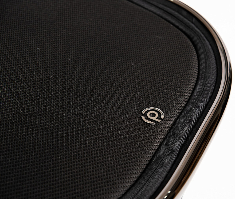 Детская коляска Peppy Tecla 3 в 1 с автокреслом First black Shadow Black Chrome Edition (Черный)