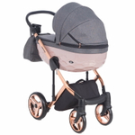 Детская коляска Adamex Chantal Star Collection 2 в 1 STAR004 серый+роз.золото