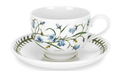 Portmeirion Кофейная чашка с блюдцем Harebell "Ботанический сад" 280 мл