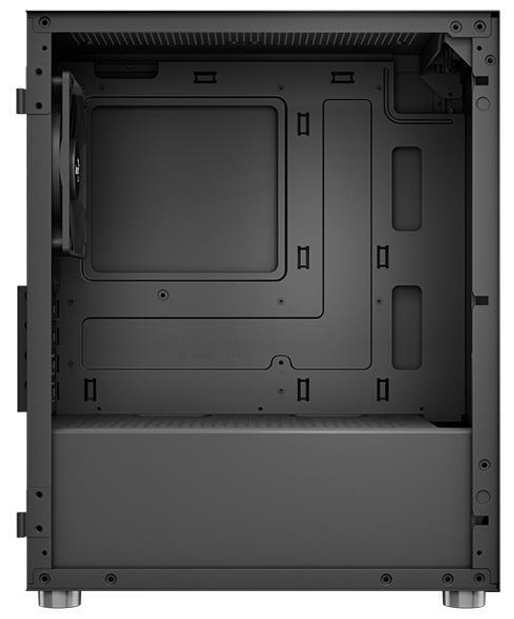Корпус mATX AeroCool CS-111-G-BK-v1