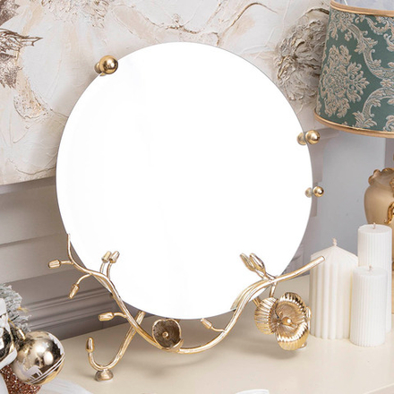 Настольное зеркало Орхидея Айвори