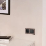 Рамка на 2 поста Favorit (латте, стекло) W0021142