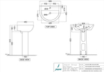 Пьедестал для раковины FLS-WHT-5301