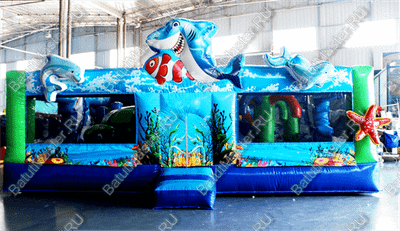 Коммерческий надувной батут "Морская звезда"