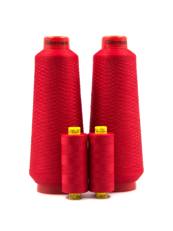 Набор ниток Puima + Mara 150, красный