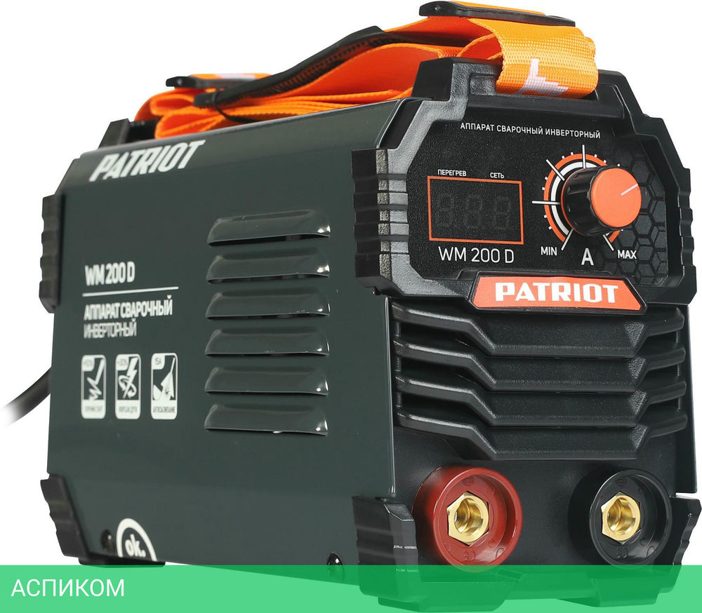 Сварочный инвертор Patriot WM200D MMA (605302020)