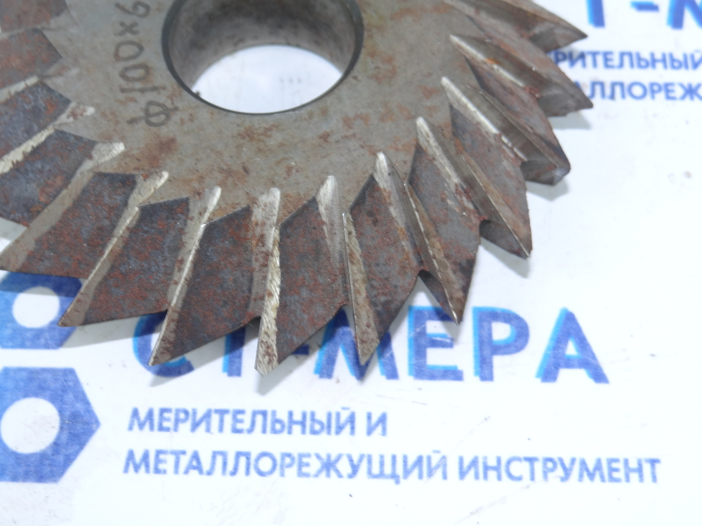 Фреза дисковая двухугловая симметричная 100х20х27мм, 60° Z=22 ( следы экспл)