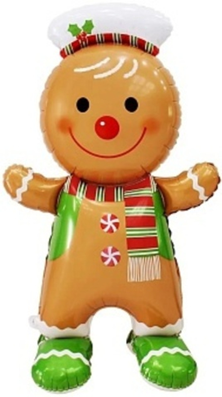 К 3D Фигура Пряничный человечек 61''/155 см.