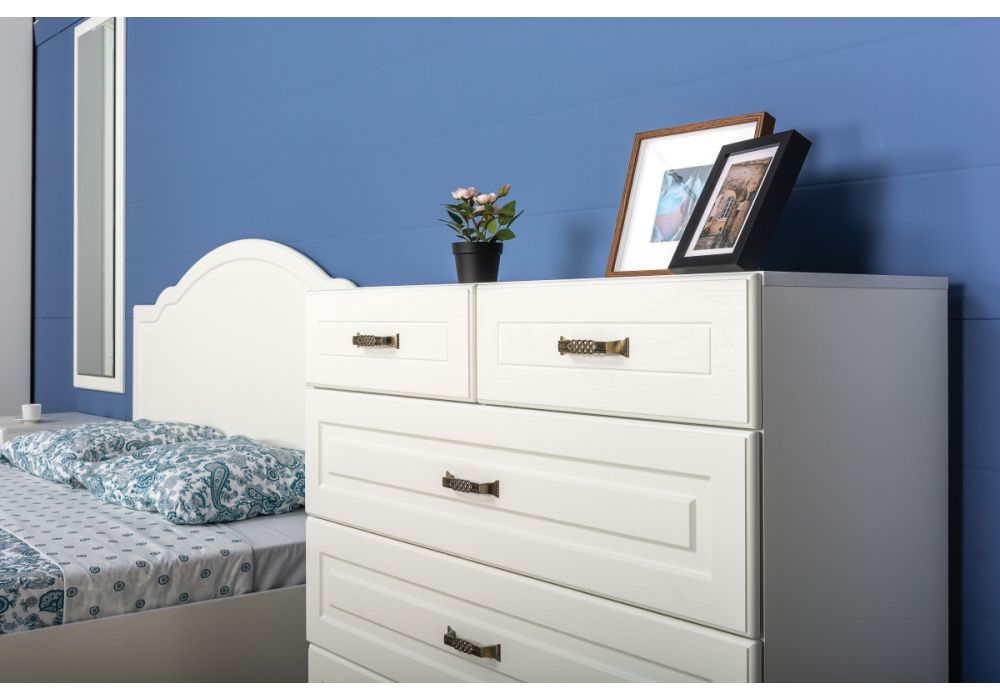 Комод Ливерпуль 10.103.01 белый / ясень ваниль