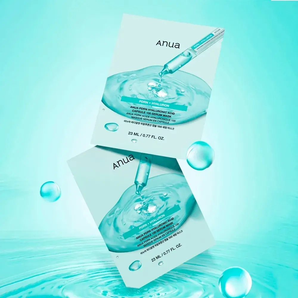 ANUA Маска увлажняющая тканевая PDRN Hyaluron 100 Serum Mask (23 мл)
