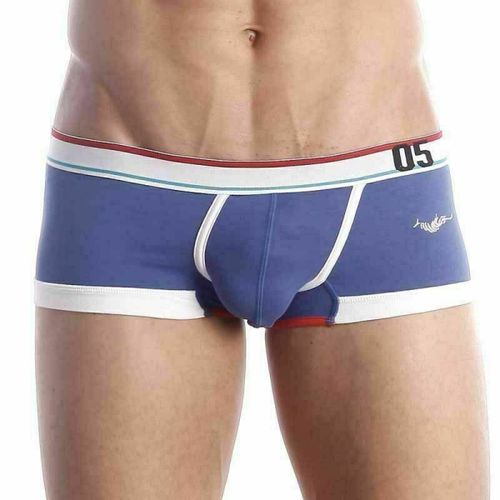 Мужские трусы хипсы синие Movere 5017-6