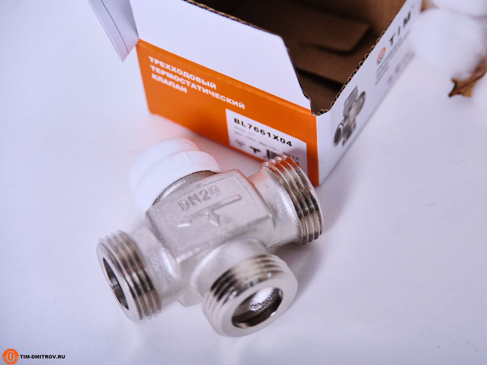 Термосмеситель 1" 35-60* TIM (BL7661Х04)