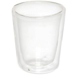 Стакан стеклянный с двойными стенками 250мл «Хай-Тек» 8*9,8см
