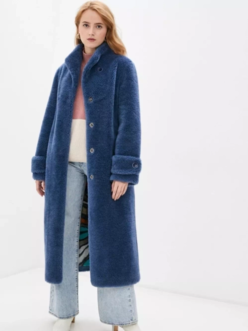 Шуба женская чебурашка тедди, SilverFox (арт. S1182b)