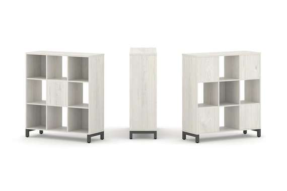 Style Project Набор стеллажа 2-х сторон., 3 яр. SN.NSD-331  1121*400*1248