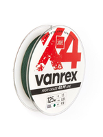 Шнур плетеный Lucky John Vanrex MICRO GAME х4 BRAID Fluo Green 125/010