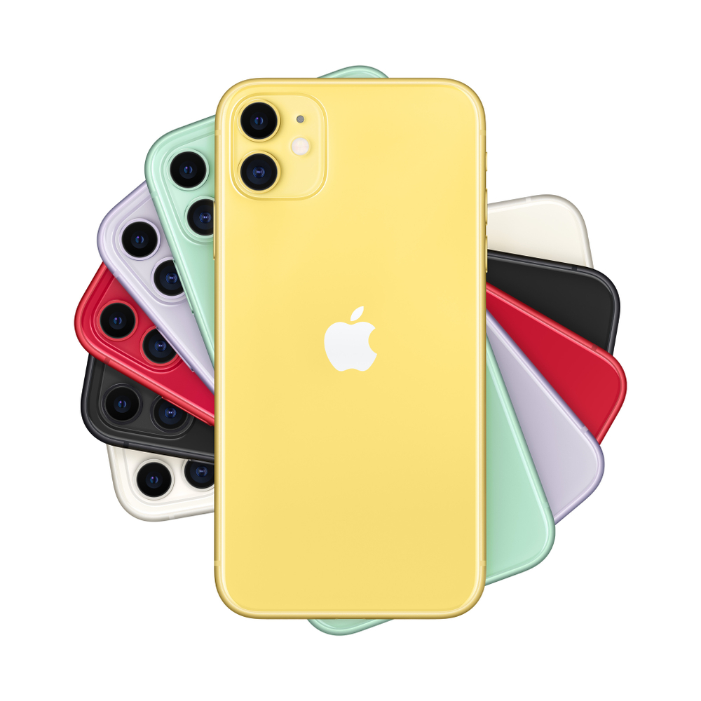 Смартфон Apple iPhone 11 256GB Dual Sim, Yellow (Желтый)