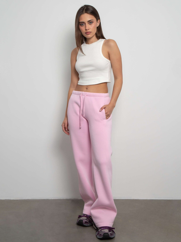 Брюки с начесом Montblanc розовый