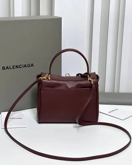 BALENCIAGA RODEO HANDBAG Бордовый