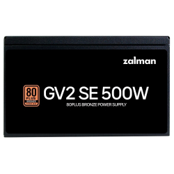 Блок питания Zalman  ZM500-GV2SE &lt;500W, ATX12V v2.52, APFC, 12cm Fan, 80+ Bronze, Ret&gt;