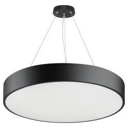 Светильник LED ЭРА Geometria SPO-131-B-40K-045 Ring 45Вт 4000К 4000Лм IP40 600*80 черный подвесной драйвер внутри | Декоративные светильники Geometria