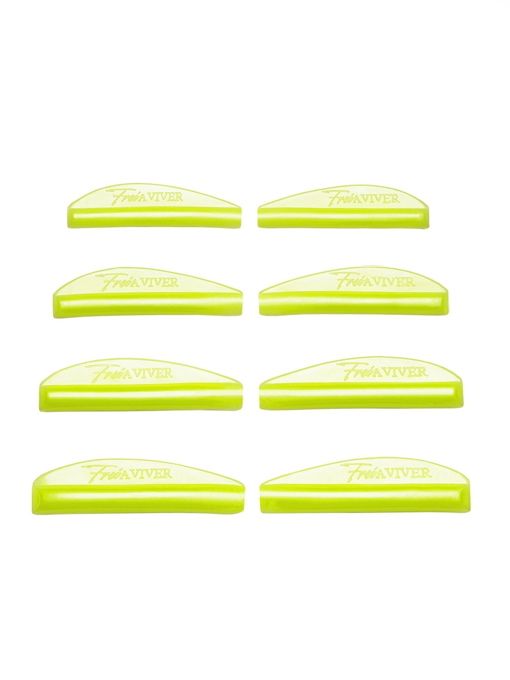 FreiAVIVER Набор глянцевых ОКРУГЛЫХ  валиков для ламинирования Curl, 4 пары, розовый