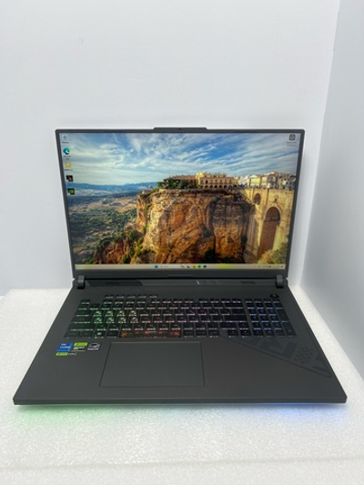 Ноутбук игровой ASUS ROG Strix G18 G814JV-N6186W (90NR0CM1-M00CH0) 18"/Intel Core i7-13650HX/RAM 16GB/SSD 1024GB/GeForce RTX 4060/2560x1600/IPS/240Hz/Windows 11/Подсветка кл-ры: RGB/Серый. Состояние: B1