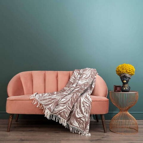 Плед 200x210 Sofi De MarkO Вальтер кофейный