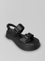 Босоножки Bai sen W86-150 однотонные с широкими ремешками