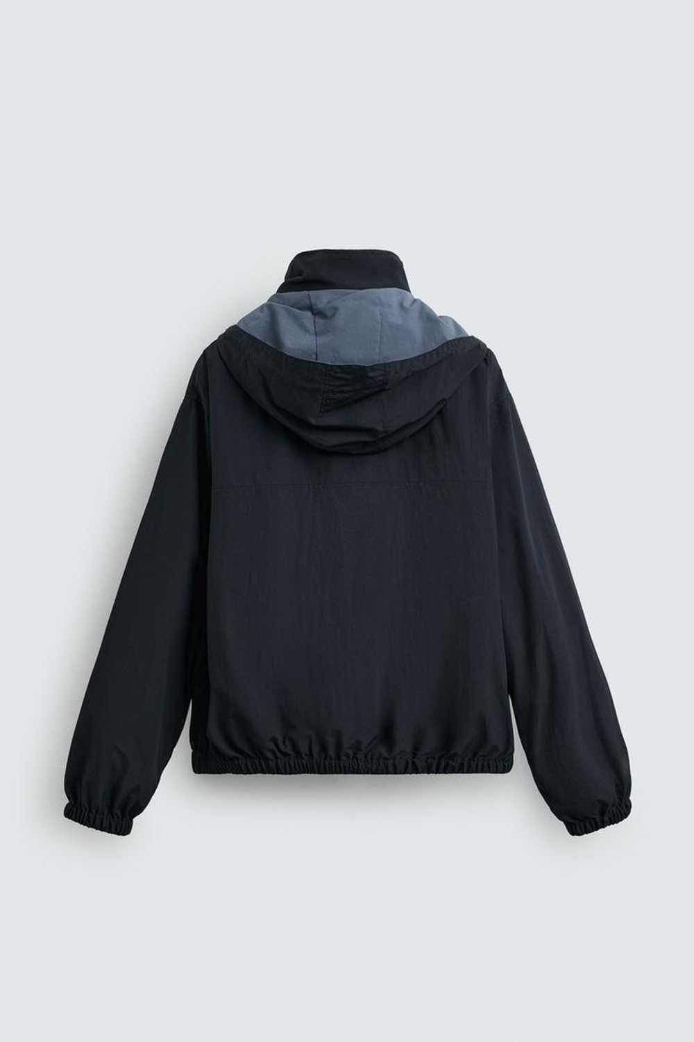 ZARA НЕПРОМОКАЕМАЯ КУРТКА ИЗ ВЫСОКОТЕХНОЛОГИЧНОЙ ТКАНИ, МОРСКОЙ СИНИЙ